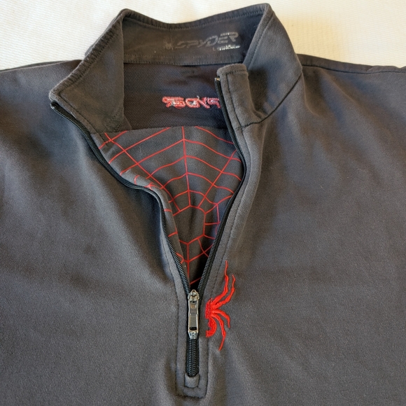 Black Quarter-Zip Pullover - Picture 2 of 9